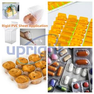 Aufrechte kunden spezifische Muster Hochwertige ungiftige starre PVC-Folie für medizinische Kapsel verpackungen - Product Image 6