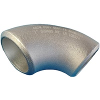 Coude en aluminium 90 LR, raccord sans soudure 8 Sch40 6061