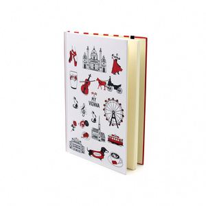 Company Personalized Logo Spiral Promotional Paper Hardcover Blank Lined <b>Diary</b> Notebook Journal - Product Image 4