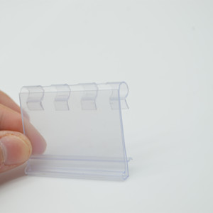 Supermarket PVC Plastic Multi Opening <strong>Hook</strong> Supermarket Price <strong>Label</strong> <strong>Holder</strong> Price <strong>Display</strong> <strong>Label</strong> Rack - Product Image 6