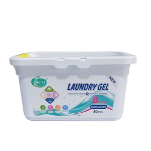 Cápsulas de Lavandería Personalizadas 5 en 1 de 8g, Ecológicas, Hipoalergénicas, Limpieza Profunda, Eliminador de Manchas, Caja de 50 Unidades, OEM/ODM Disponible - Product Image 5