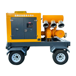 Bomba De Água Auto-escorvante De Emergência De Motor Diesel Personalizado Bombas De Sucção Alta Móvel - Product Image 1