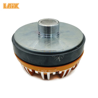 Tweeter Dome Aluminium Oranye 350 450 518 Diafragma Titanium 34 mm Pemasangan Berulir 8 Ohm Speaker 1" Berdaya Tinggi