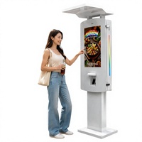 Quiosco de Autoservicio con Pantalla Táctil Android IP65 para Exteriores, Quiosco de Pago con Impresora, para Restaurantes y Ascensores, de Pie