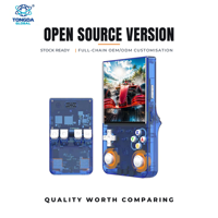 Konsol Game Genggam R36 Ultra Open Source WIFI Pertarungan Dua Pemain Permainan 3D Nuansa Arcade 128GB 40000+ Permainan Retro OEM