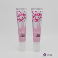 Tube à presser pour brillant à lèvres rose, vide, pièces, conteneurs de 8ml, 10ml, 15ml, 20ml