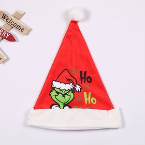 Hot Selling <b>Grinch</b> Cartoon Anime Christmas <b>Hat</b> Festive Gift Decoration Adults and Kids for Parties - Product Image 3