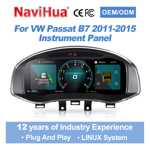 Navihua para Volkswagen <span class=keywords><strong>VW</strong></span> Passat B7 2011-2015, Actualización del Sistema Linux del Automóvil, Velocímetro Digital para Automóvil, Panel de Instrumentos Digital - Product Image 1