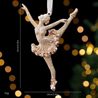 Weihnachtliche, individuell gestaltbare, umweltfreundliche PC-Material-Elch-Anhänger im europäisch-amerikanischen Stil für die Baumdekoration