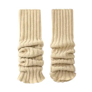 Benutzer definierte Winters ocken Leg Stack Slouch Strickstrümpfe Lange Winter Warme Socken für Frauen
