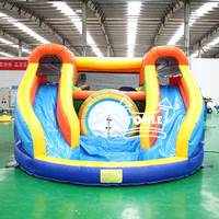 Château Gonflable Professionnel Aire de Jeux pour Enfants Mini Toboggans Aquatiques Gonflable de Jardin à Vendre