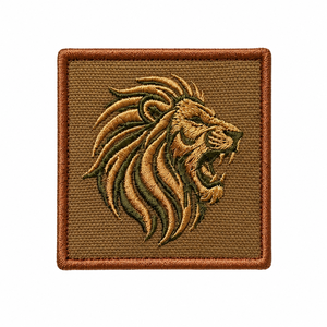 Wholesale Custom High Density Tiger Heat Transfer Embroidered Patches Custom Logo Pattern <b>Iron</b> On Embroidery Patch - Product Image 2