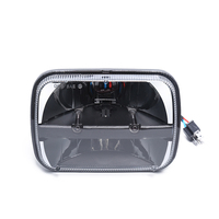 Systèmes d'éclairage automobile 40W 5X7 pouces phare carré Led phare rectangulaire pour Jeep Cherokee Xj accessoires