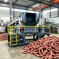 Déchiqueteur de viande animale pour le traitement des os congelés, contrôle automatique, conception hygiénique en acier inoxydable pour l'industrie de la fabrication de saucisses