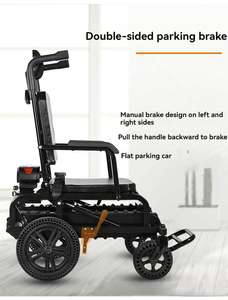 Ce Goedgekeurde Zwarte Kleur Gehandicapte Rolstoel Klimtrappen Gemotoriseerde Elektrische Rolstoel Trapklimmer Van Hoge Kwaliteit - Product Image 6