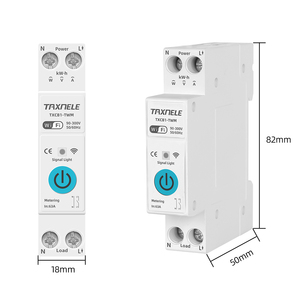 1P 63A tuya wifi thông minh ngắt mạch điện đo năng lượng mét Din Rail nhà thông minh không dây điều khiển từ xa chuyển đổi thông minh - Product Image 6