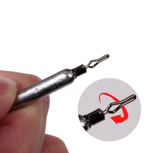LUSHAZER Plomos de Pesca 5g 7g 10g 12g 15g 17g, Plomada Cilíndrica para Drop Shot con Eslabón Giratorio, Accesorios para Montajes de Pesca - Product Image 6