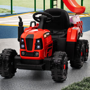 Новый 12 В электрический пластиковый игрушечный автомобиль на шести колесах 2-местный автомобиль с дистанционным управлением и сигнализацией низкого заряда батареи для От 2 до 13 лет - Product Image 2