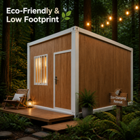 Maison préfabriquée moderne personnalisable, maison modulaire de luxe, conteneur de vie portable, atelier, imperméable et isolé