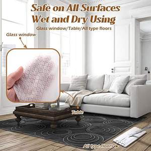 Lingettes de nettoyage de sol non tissées, antistatiques, sans poussière, lingettes de sol sèches, lingettes jetables pour serpillière 20*30CM - Product Image 5