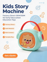 Lecteur d'histoires audio pour enfants avec cartes de lecture, jouet éducatif en anglais pour l'apprentissage précoce
