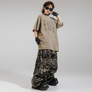 Ropa de Actuación de Baile Callejero para Niños, Traje de Camuflaje, Ropa Moderna, Estilo Retro Americano Hiphop - Product Image 4