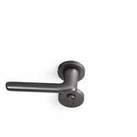 Manija de Lujo Gris Estrellado de Aleación de Zinc para Puerta Dividida con Cilindro de Cerradura, Directo de Fábrica, para Juego de Cerradura de Palanca para Puerta de Madera de Dormitorio