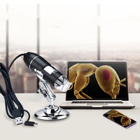 Microscopio Digital inalámbrico con Wifi y USB para niños, Mini microscopio portátil recargable de bolsillo con aumento de 1000x