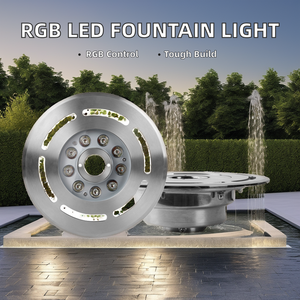 Projecteur LED de <span class=keywords><strong>piscine</strong></span> haute puissance <span class=keywords><strong>à</strong></span> fentes, étanche en acier inoxydable pour extérieur, avec fonction de changement de couleur - Product Image 4