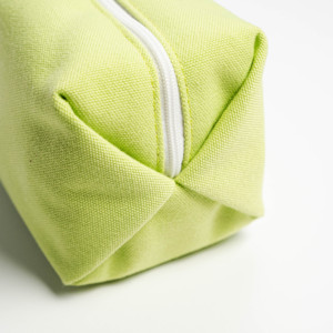 Sac cosmétique en toile de coton recyclable, grand sac de rangement pour les soins de la peau et les trousses à crayons, logo personnalisé OEM - Product Image 5
