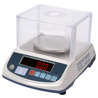 Balance de pesage analytique de laboratoire électronique de haute précision balance de poids numérique avec pare-brise en plastique OEM personnalisable