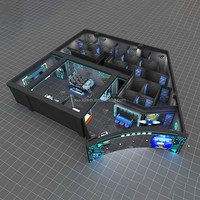 Otros productos de entretenimiento VR Park 9D Máquina de juego Solución VR Equipo de realidad virtual Parque temático de atracciones VR
