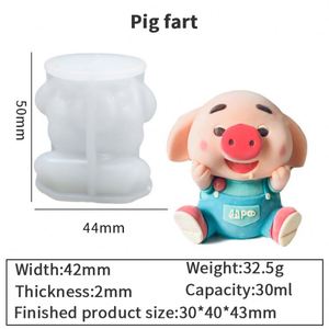 Moule en silicone 3D pour animaux, design mignon, artisanat en résine, petits cadeaux promotionnels, bricolage pour enfants - Product Image 2