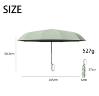 Haute qualité 10K étanche pluie Logo personnel parapluies personnalisés boucle Portable automatique parapluie pliant protection UV