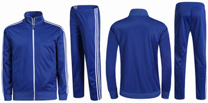 Los hombres de manga larga <span class=keywords><strong>traje</strong></span> de <span class=keywords><strong>terciopelo</strong></span> Jogging al aire libre formación sudadera Kit - Product Image 6