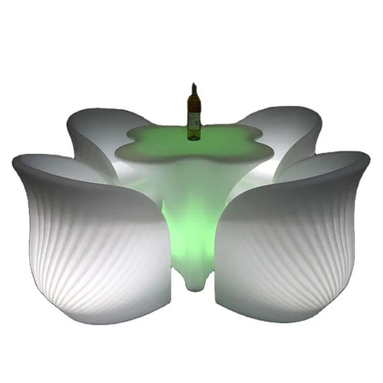 Лидер продаж, Современный барный стул/набор мебели для бара со светодиодной подсветкой