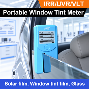 เครื่องทดสอบฟิล์มกรองแสงรถยนต์ Linshang LS163A สำหรับวัดค่า VLT แสงยูวี 365 นาโนเมตร และการส่งผ่านแสงอินฟราเรด 940 และ 1400 นาโนเมตร - Product Image 2