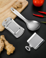 Râpe à gingembre multifonction en acier inoxydable Syh2033, éminceur d'ail automatique, facile à nettoyer, ustensile de cuisine durable