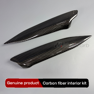Pour BMW Série 3 4 G20 G21 G22 G26 I3 I4 2019-2025 : Amélioration des accessoires intérieurs de la console centrale de voiture en fibre de carbone véritable brillante - Product Image 5