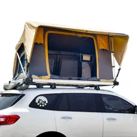 サンシェードと防水空気圧ルーフトップテントカー屋外半自動キャンプテント