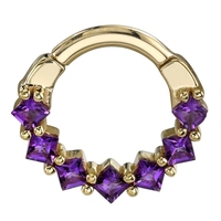 Anneau de nez, piercing sans couture, boucles d'oreilles en cartilage, bijoux, clip d'oreille, piercing de septum, bijoux fins, acier inoxydable 316, or 18 carats
