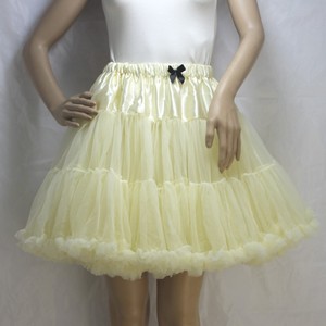 Jupe tutu en tulle extra moelleuse <span class=keywords><strong>ivoire</strong></span> pour adolescentes et femmes, style mode - Product Image 5