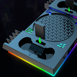 Support de console de stockage avec RGB pour accessoires <span class=keywords><strong>Xbox</strong></span> Series X Ventilateur de refroidissement supérieur - Product Image 5