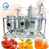 OCEAN Juice Melkproces Valfilmverdamper Concentraat Honing Raffinagemachine voor Jam