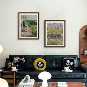 Français rétro nature morte huile sur toile salon peinture décorative pour chambre chevet suspendu couloir allée murale - Product Image 2