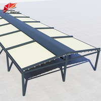 Hanrui personnalisé Auvent Pour cadre en aluminium Pergola Toile Toile Tissu Auvent Couverture rétractable Toit motorisé