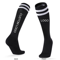 Chaussettes de compression unisexe montantes, antidérapantes, de haute qualité, avec technique de tricotage avancée, pour le football/soccer, jeunes et enfants