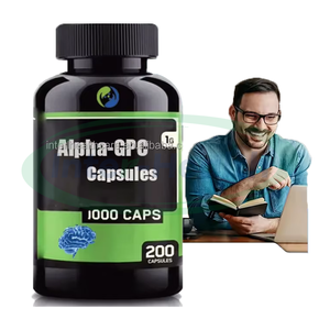 Ausreson Alpha Gpc 600mg C vitamini D E B6 B12 bellek ve odak fiyat toptan beyin takviyesi toplu alfa Gpc kapsüller - Product Image 1