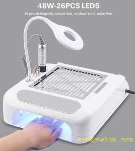 Colector de Polvo para Uñas 6 en 1, Ventilador Profesional con Lámpara y Taladro para Uñas, para Remover Uñas Acrílicas - Product Image 3