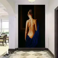Импрессионистская картина на стену сексуальные женщины обнаженные девушки масляная живопись на спине для спальни